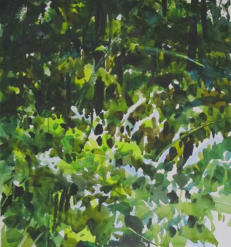 "Above Bear Brook," w/c on Fabriano paper, 18" X 15," 2012